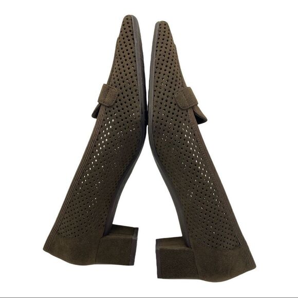 Women's Career Stuart Weitzman Brown Suede Pumps Shoes Sz 9N - Picture 6 of 13